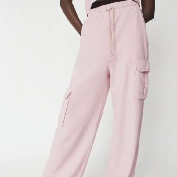 Zara Washed Cargo Jogging Pants S - Picture 2 of 5